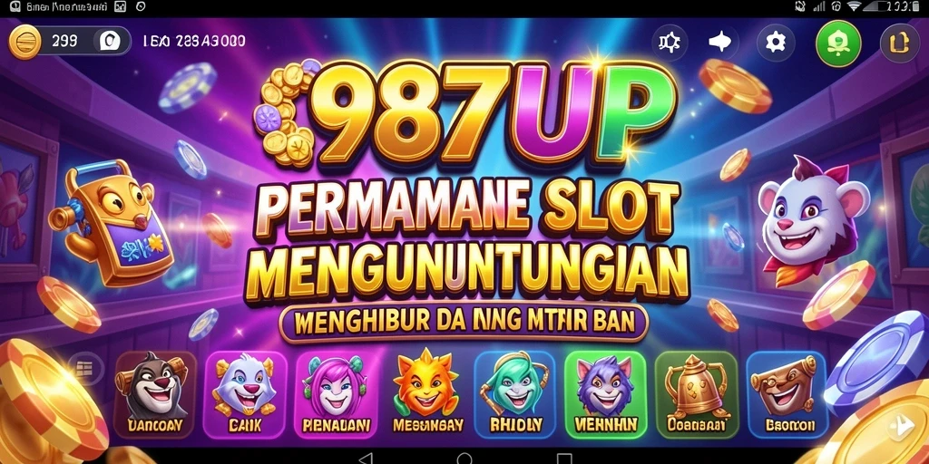 Tampilan gameplay Slot 987UP yang menarik dan penuh warna.