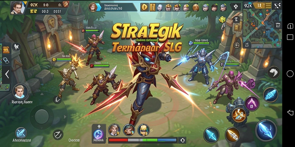 Tampilan gameplay menarik dengan strategi pembangunan kerajaan.