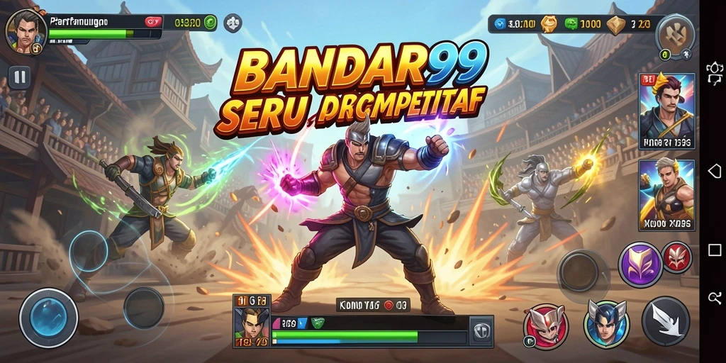 Tampilan mendebarkan dalam pertarungan di BANDAR99.