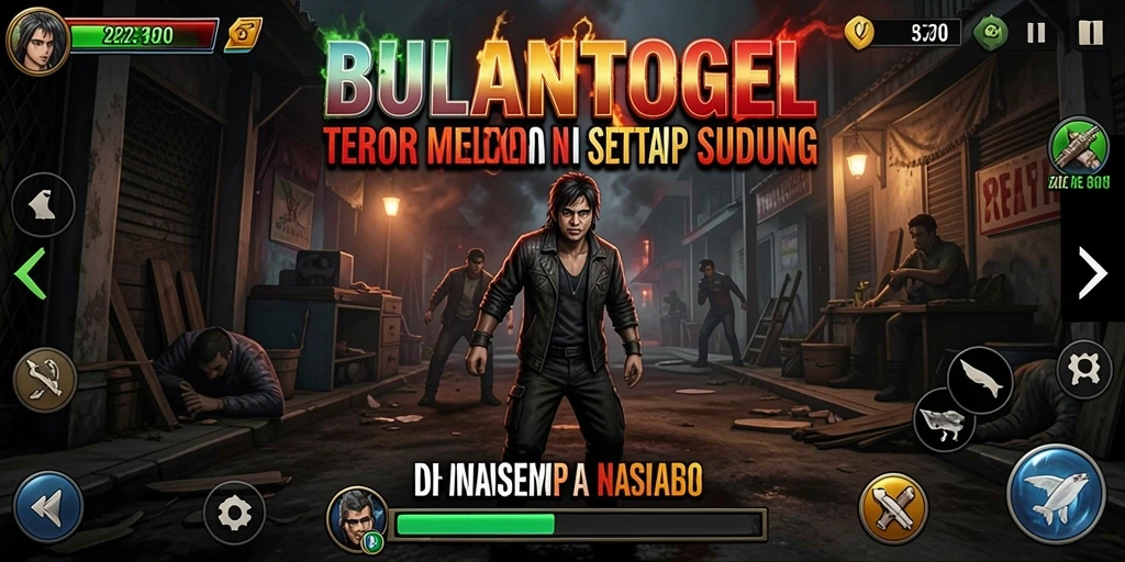 Tangkapan layar dari gameplay BULANTOGEL menunjukkan suasana mencekam.
