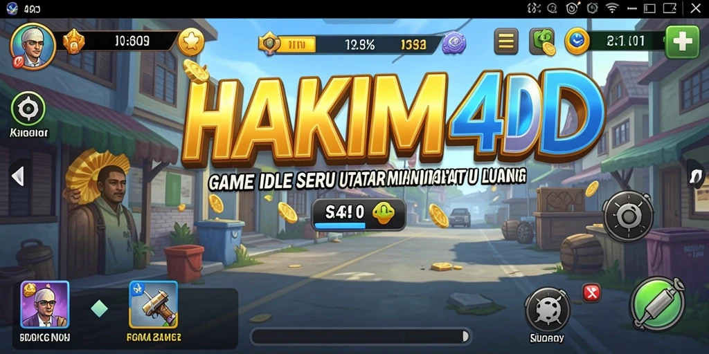 Tampilan gameplay HAKIM4D yang menyenangkan dan strategis.
