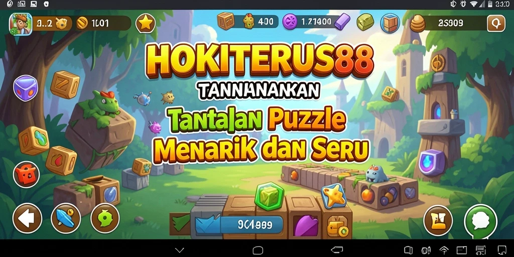 Tampilan seru gameplay HOKITERUS88 dengan berbagai teka-teki.