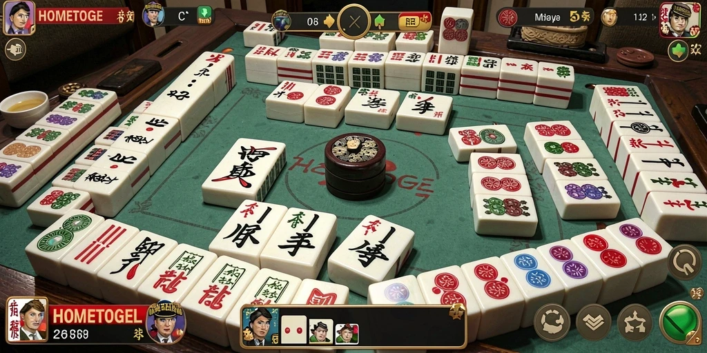 Tampilan gameplay menarik dari HOMETOGEL yang memikat.