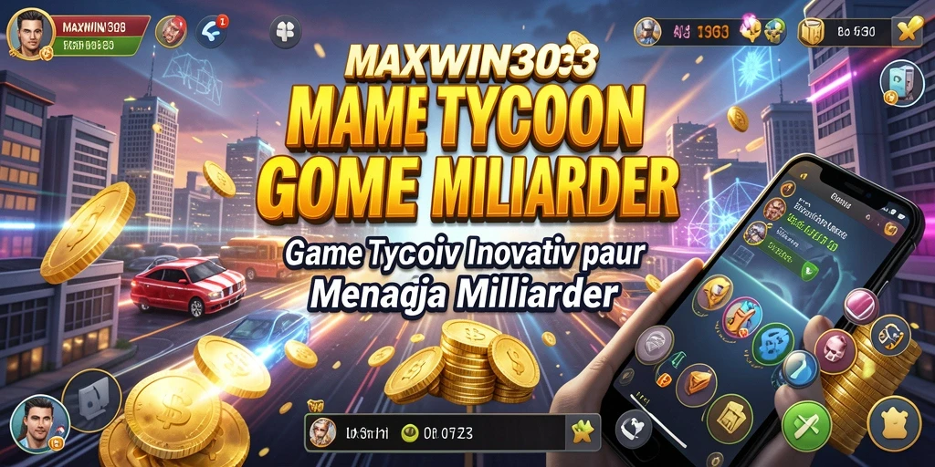 Tampilan gameplay menarik dalam <strong>MAXWIN303</strong> menunjukkan suasana bisnis yang dinamis.