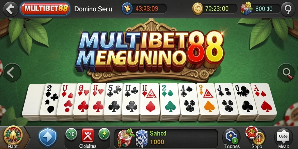 Gameplay domino yang seru dan menantang di MULTIBET88.