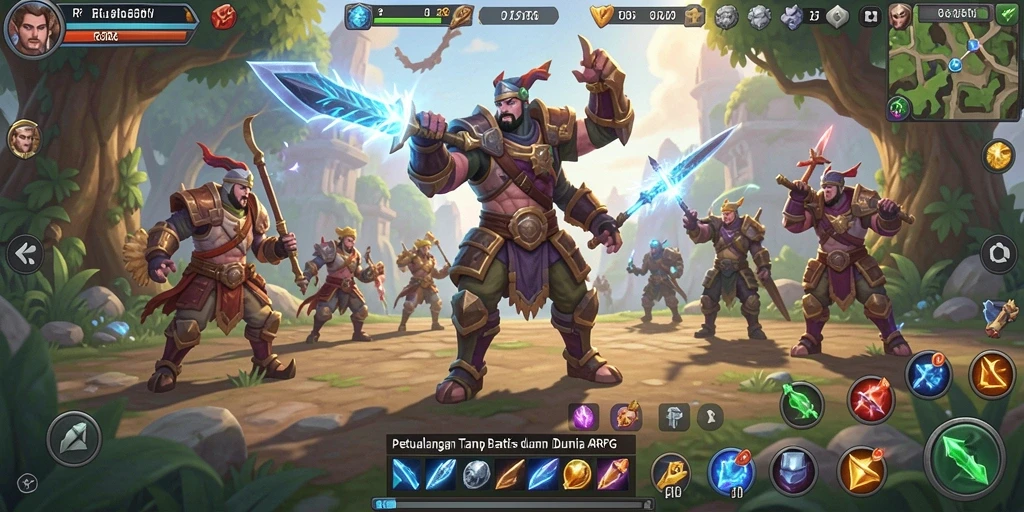 Gameplay ARPG R6R6 yang menegangkan dan mendebarkan.