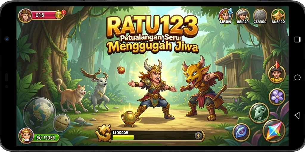 Tampilan gameplay <strong>RATU123</strong> yang mendebarkan dan penuh tantangan.