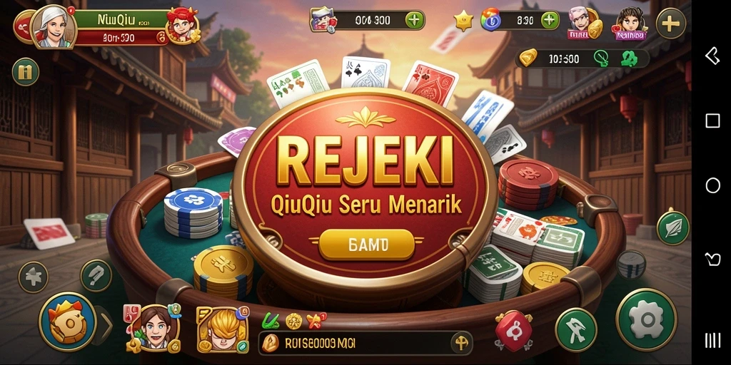 Screenshot gameplay QiuQiu yang menarik di REJEKI.