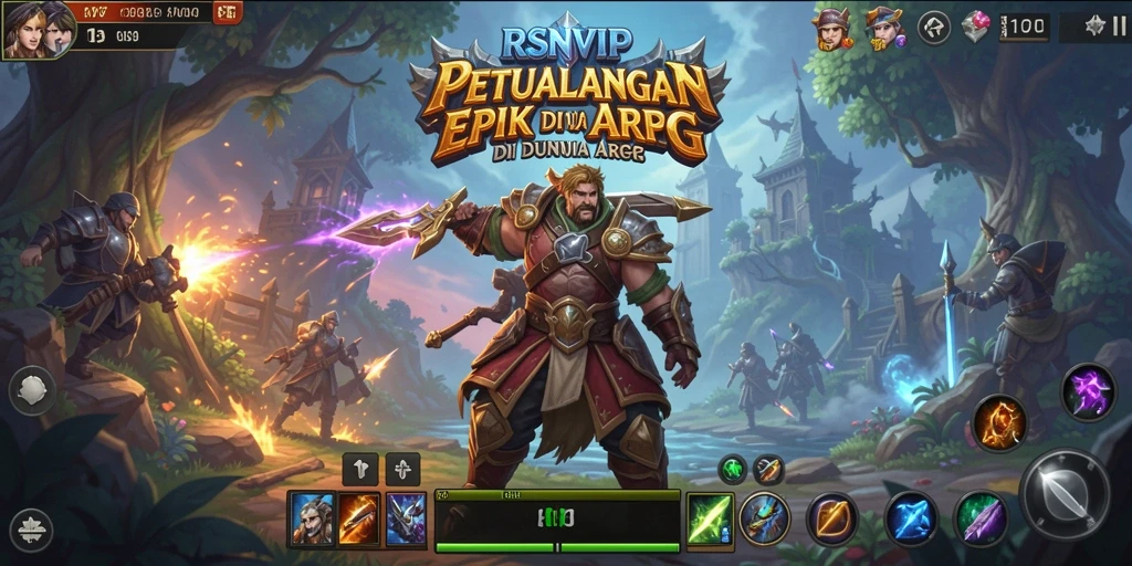 Gameplay RSNVIP yang menampilkan aksi seru dalam dunia ARPG.