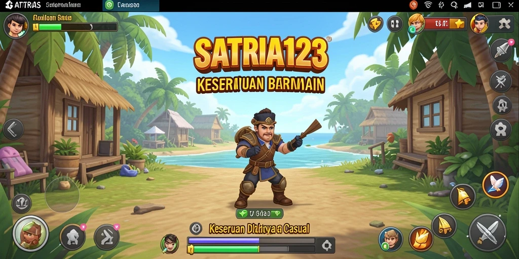 Screenshot gameplay SATRIA123 yang menampilkan petualangan seru.