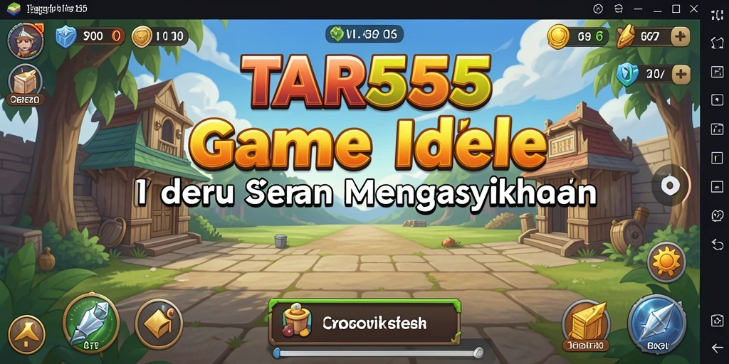 Tampilan gameplay TAR555 yang mengasyikkan dan penuh warna.
