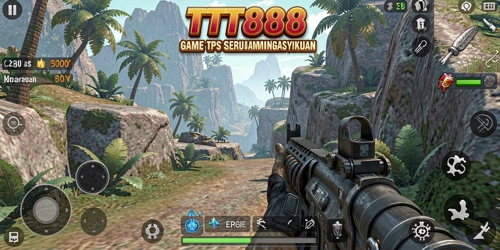 Tampilan gameplay TTT888 yang penuh aksi dan strategi.